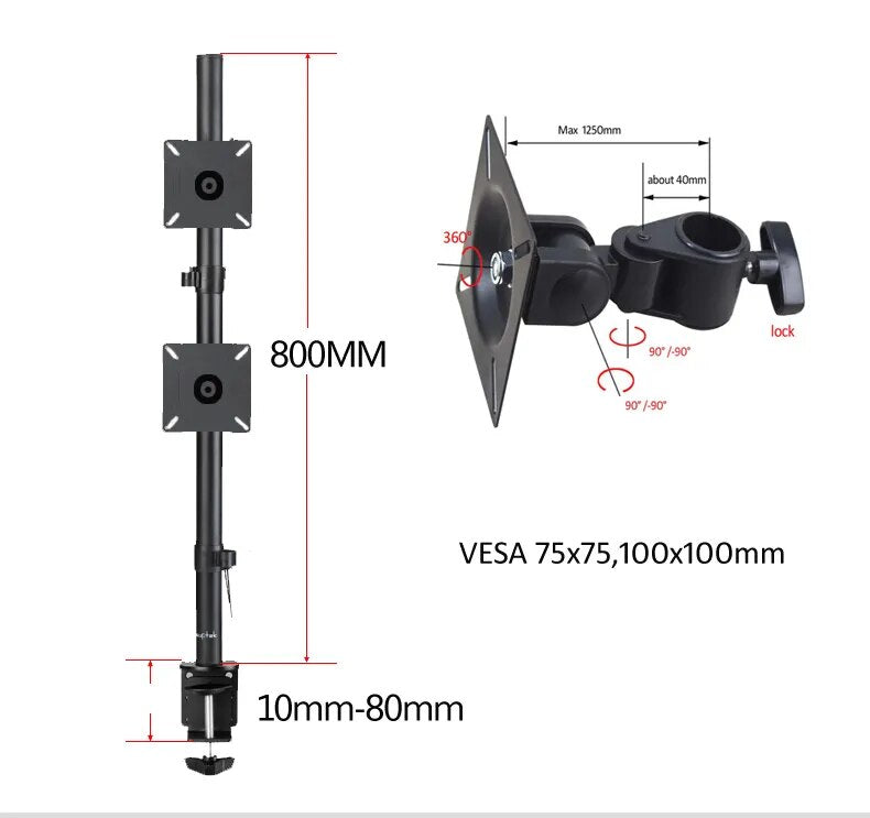 DoubleFlex Monitor Arm