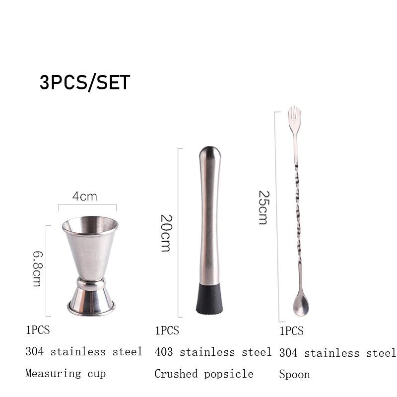 400ML Cocktail Shaker Bar Shakers Cup Transparent Scale Wine Mixing Fruit Juice Cup Water Bottle Stainless Steel Bartender Tools