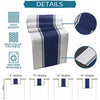 Navy Blue Linen Table Runners