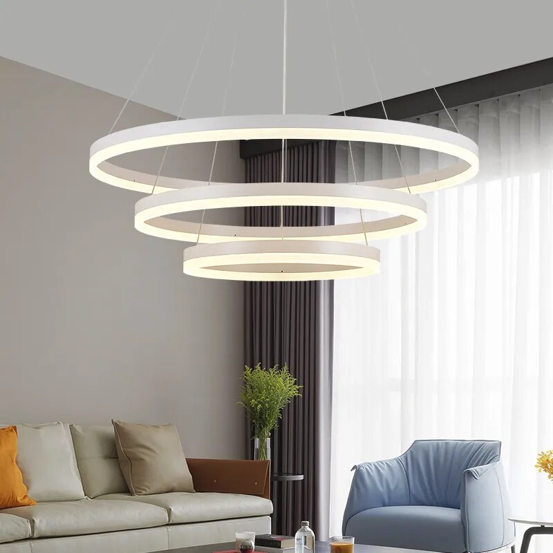 SleekGlow LED Chandelier