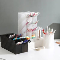 Oblique 4-Grid Desk Organizer