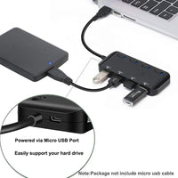 Fast Speed 4-Port USB 3.0 Splitter