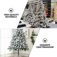 Artificial Christmas Tree Supply Simulated White Light House Decorations Home Scene Layout Prop Adorable Xmas Classic Trees