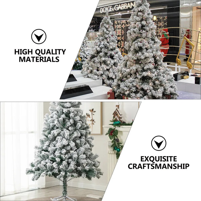 Artificial Christmas Tree Supply Simulated White Light House Decorations Home Scene Layout Prop Adorable Xmas Classic Trees