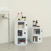 Mini White Storage Cabinet