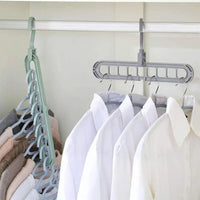 Space-Saving 9-Hole Foldable Drying Rack