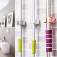 Wall-Mounted Mop Organizer