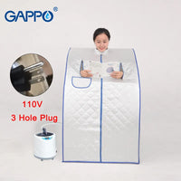 GAPPO Steam Sauna portable sauna room Beneficial skin Steam sauna Weight loss Calories bath SPA Sauna Household Steam room 110V