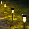 Solar Glow 12-Pack: Premium Stainless Steel Solar Garden Lights