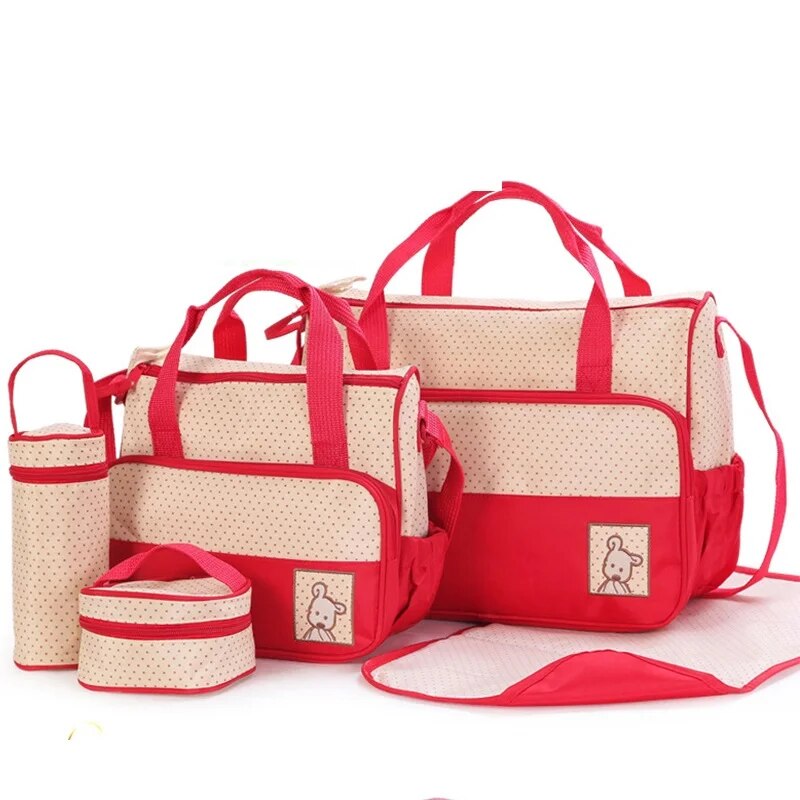 Trendy 5-Piece Baby Bag Set