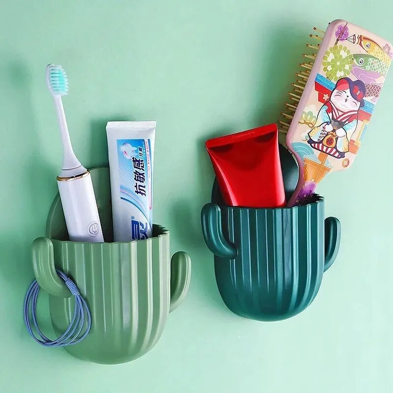 Cactus Toothbrush Holder