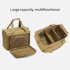 Tactical Range Bag Molle System 600D Waterproof Gun Shooting Pistol Case Pack Khaki Hunting Accessories Tools Sling Bag Camping