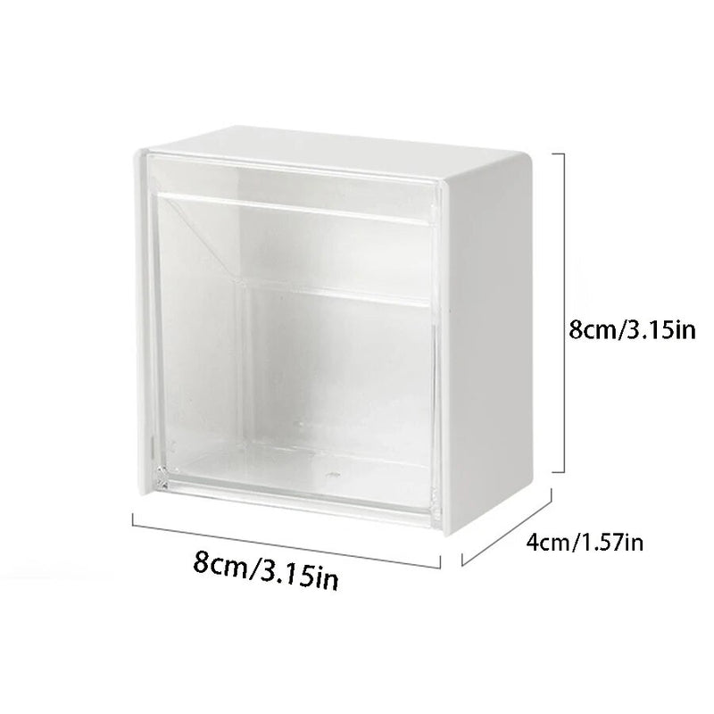 Clamshell Swab & Makeup Storage Box