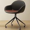 Swivel Steel Leg Office Chair