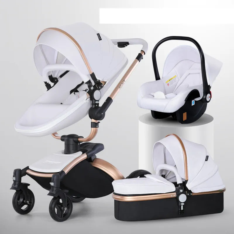 Luxury 3-in-1 Baby Stroller