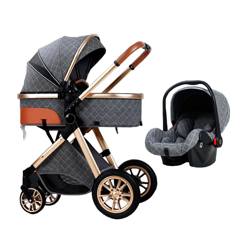 3-in-1 Baby Stroller: Ultimate Comfort, Safety, and Style