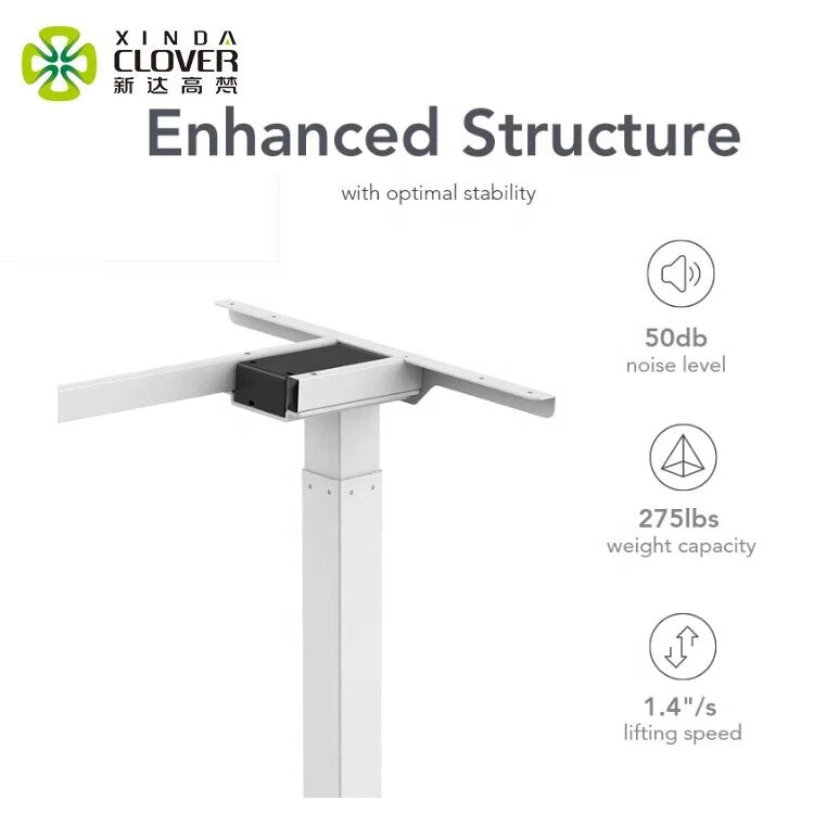 Height Adjustable Dual Motorized Study Desk