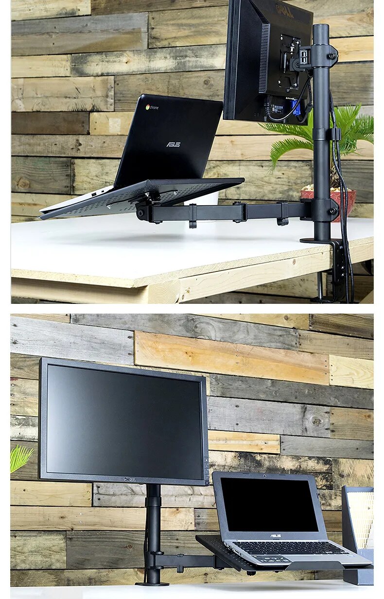 Adjustable Dual Monitor and Laptop Stand Hack My House