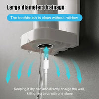 Space-Saving Electric Toothbrush Holder