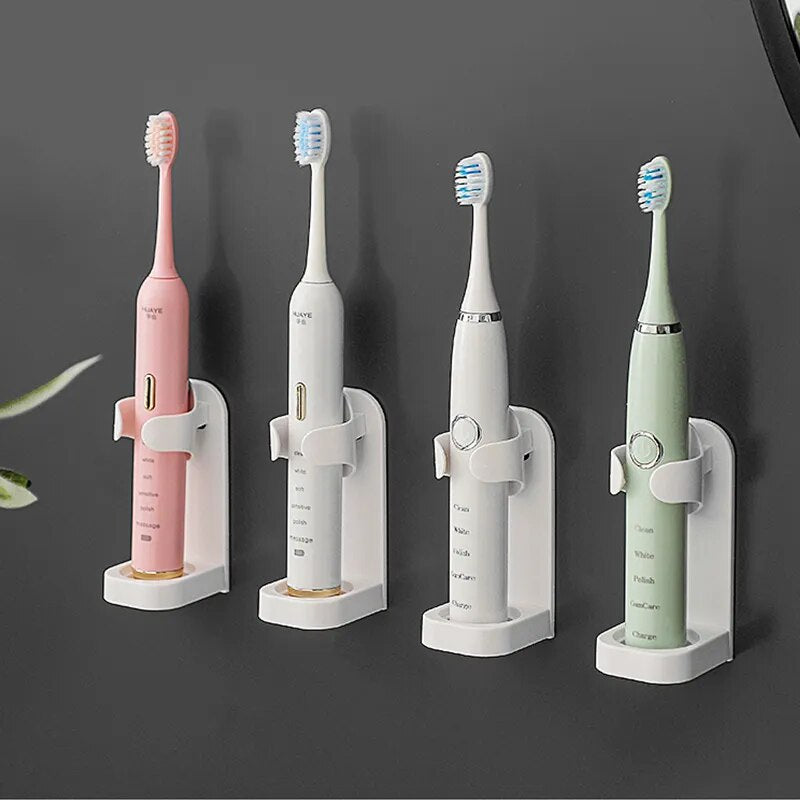 Space-Saving Electric Toothbrush Holder