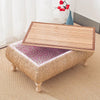 Bamboo Rattan Storage Coffee Table