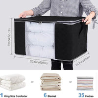 6-Piece Foldable Fabric Storage Bags