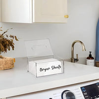 Acrylic Laundry Essentials Organizer