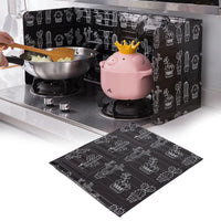 Foldable Aluminum Foil Gas Stove Baffle