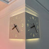 Sleek LED Double-Sided Wall Clock