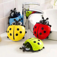 Cute Ladybug Toothbrush Organizer