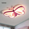 Dimmable Butterfly LED Ceiling Chandelier for Kids Bedroom