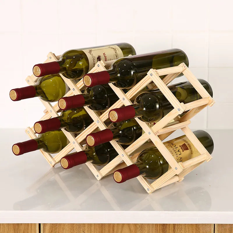 Wooden Wine Rack Cabinet