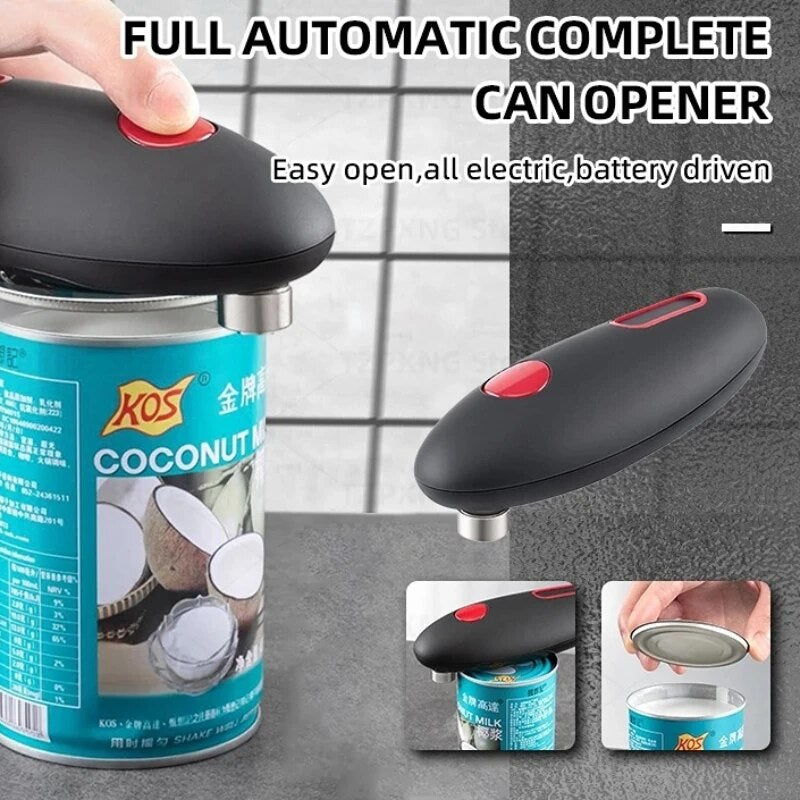 One-Touch Electric Can Opener: Effortless, Safe, and Convenient