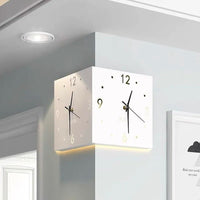 Sleek LED Double-Sided Wall Clock