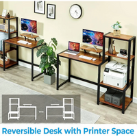 Reversible Storage Computer Desk