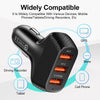 3-Port USB Car Charger with Quick Charge 3.0