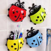 Cute Ladybug Toothbrush Organizer