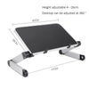 Aluminum Lapdesk with Mouse Pad