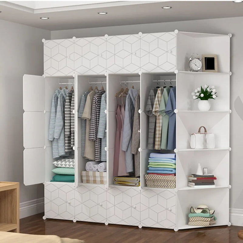 Lockable Dustproof Wardrobe Storage