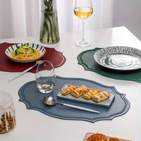 Heat-Resistant Faux Leather Placemat