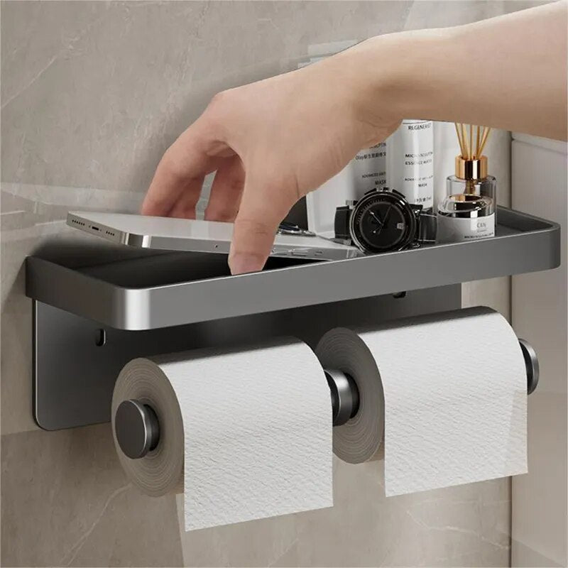 Alloy Wall Mount Toilet Paper Holder