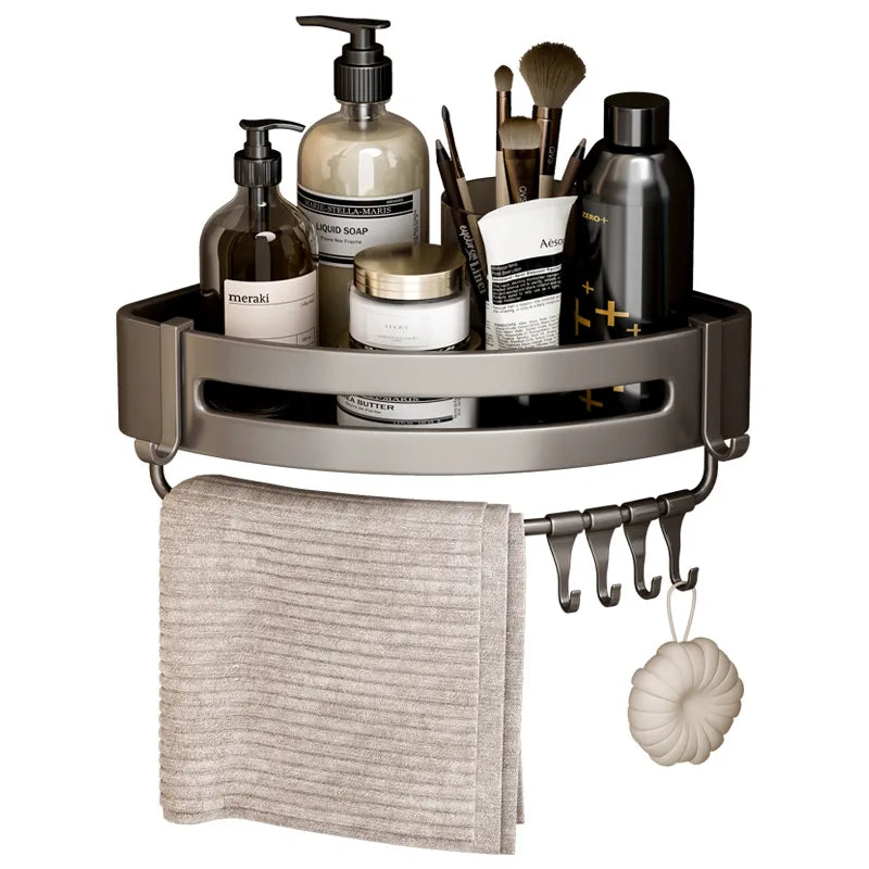 Aluminum Over-The-Toilet Organizer