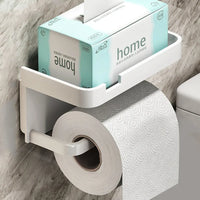 Wall-Mounted Toilet Paper Organizer