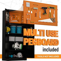 Metal Storage Cabinet+: Ultimate Garage Organizer