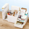 2-in-1 Desk Organizer: Pen Holder & Book Stand