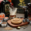 Cocktail Smoker Kit With Torch 4 Wood Chips Whiskey Stones Spoon Ice Tong Smoker Accessories Without Butane For Bartender