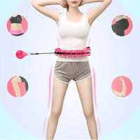 32/24/28 Section Adjustable Sport Hoops Abdominal Waist Exercise Detachable Hoola Massage Fitness Hoop Training Weight Loss Gym