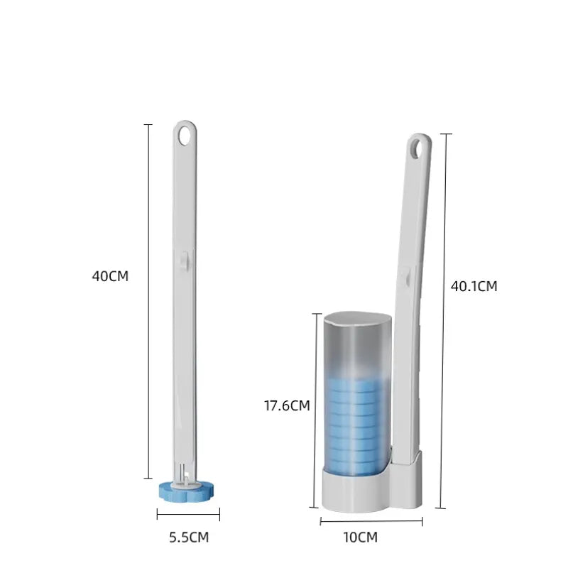 Wall-Mounted Disposable Toilet Brush