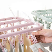 Foldable Windproof Clothes Drying Rack