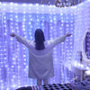 Festive USB-Powered LED Curtain Lights